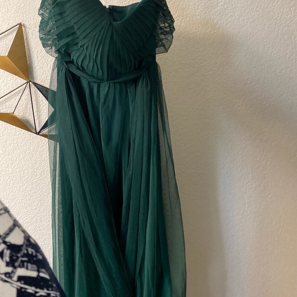 CHRISTINA CONVERTIBLE DRESS - EMERALD - Picture 8 of 9